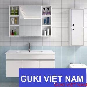 Mẫu tủ gương nhà tắm - GƯƠNG PHÒNG TẮM CAO CẤP GUKI