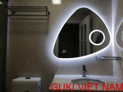Gương đèn led phòng tắm cao cấp treo tường