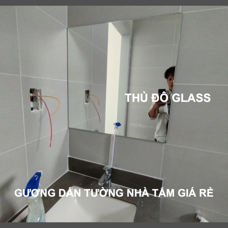 Gương dán tường nhà tắm giá rẻ tại Thanh Hóa