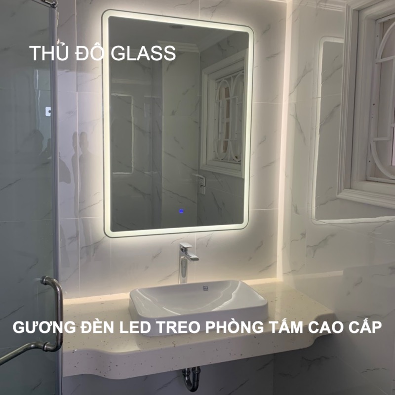 Gương đèn led treo phòng tắm cao cấp tại Hà Nội